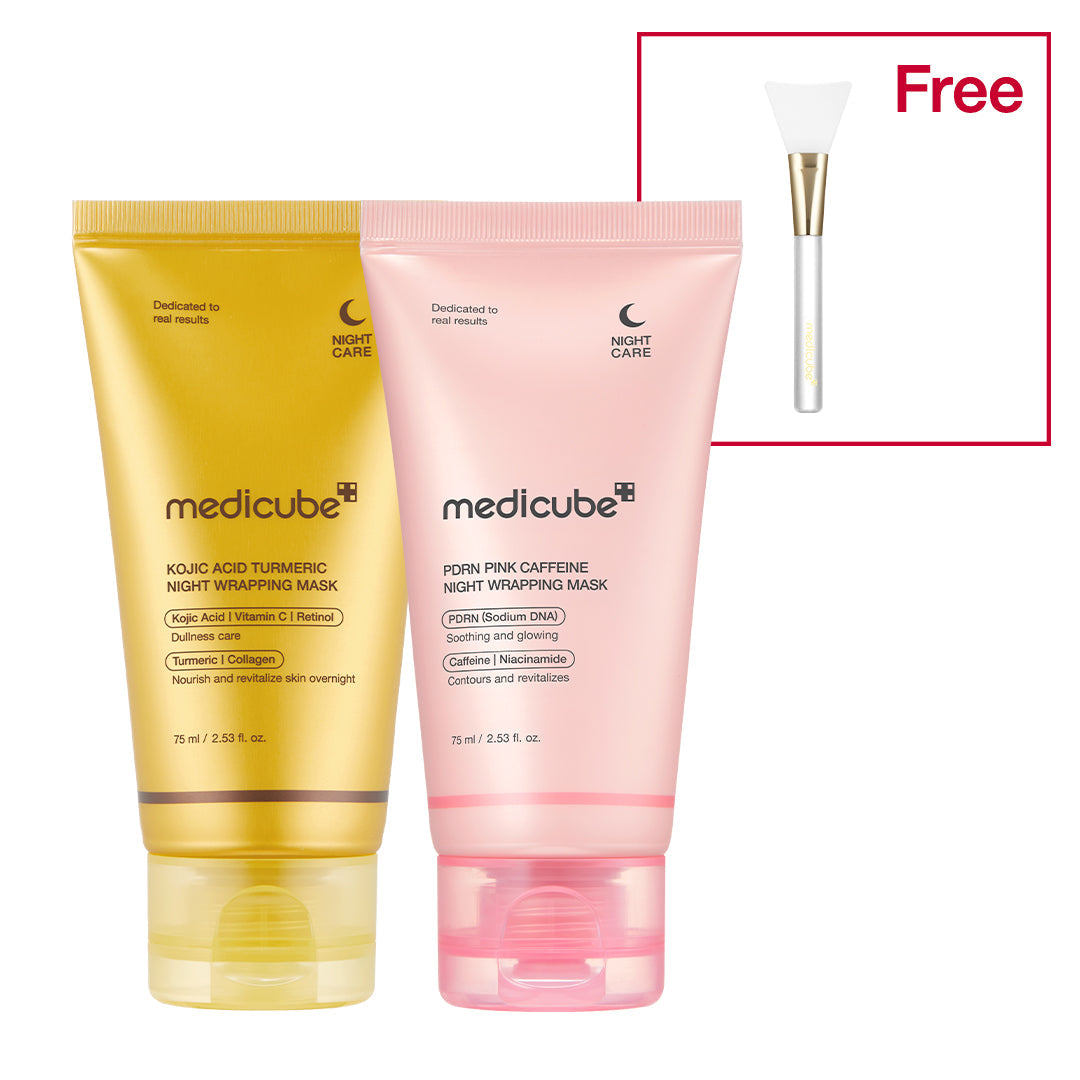 Kojic Acid Turmeric Overnight Wrapping Mask - Kojic Acid & PDRN Bundle (2 PACK)